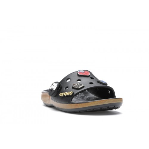 Crocs Classic Bootlegger Slide Luke Combs Black - мужская сетка размеров