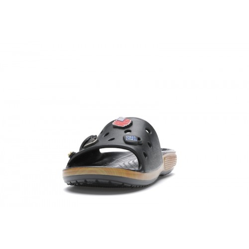 Crocs Classic Bootlegger Slide Luke Combs Black - мужская сетка размеров