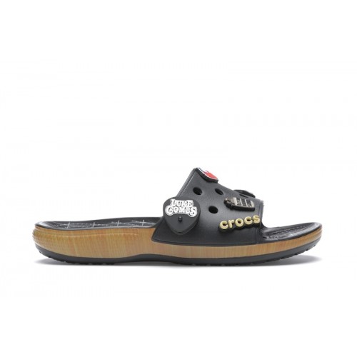 Crocs Classic Bootlegger Slide Luke Combs Black - мужская сетка размеров