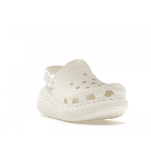 Crocs Classic Crush Clog White - мужская сетка размеров