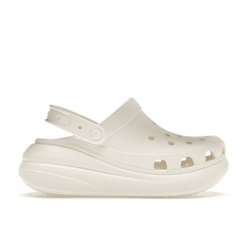 Crocs Classic Crush Clog White - мужская сетка размеров