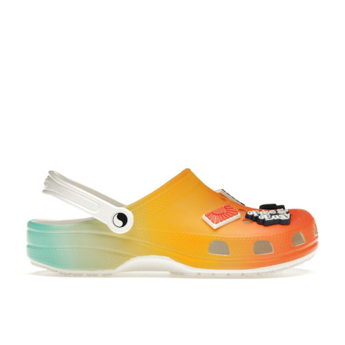 Free & Easy x Crocs Classic Clog Sunset - мужская сетка размеров