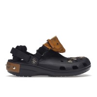 Crocs Classic Clog MCM Visetos Belt Bag Black Cognac Gold