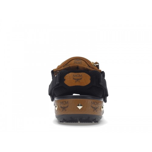 Crocs Classic Clog MCM Visetos Belt Bag Black Cognac Gold - мужская сетка размеров