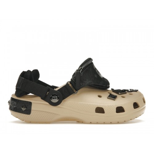 Crocs Classic Clog MCM Brown Black - мужская сетка размеров