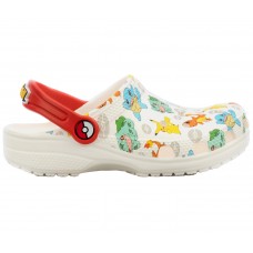 Детские Crocs Classic Clog Pokemon White (GS)