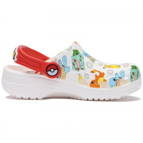 Crocs Classic Clog Pokemon White (TD) - детская сетка размеров