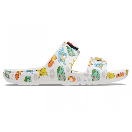 Crocs Classic Slide Pokémon White - мужская сетка размеров