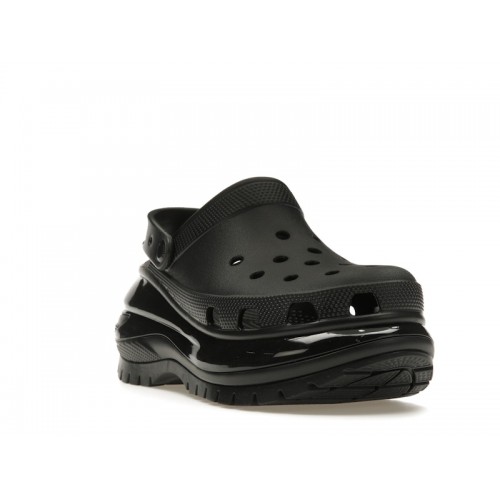 Crocs Classic Mega Crush Clog Black - мужская сетка размеров