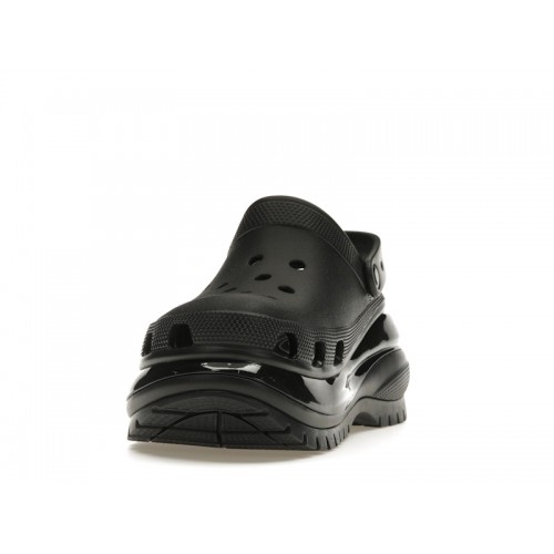 Crocs Classic Mega Crush Clog Black - мужская сетка размеров