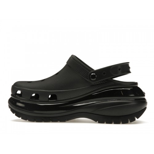 Crocs Classic Mega Crush Clog Black - мужская сетка размеров