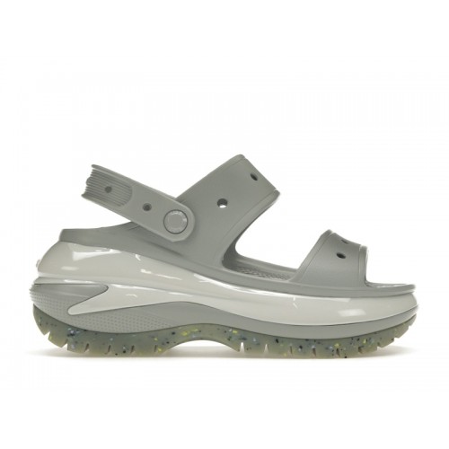 Crocs Mega Crush Sandal Light Grey - мужская сетка размеров