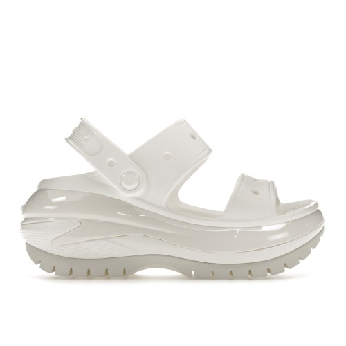 Crocs Mega Crush Sandal White - мужская сетка размеров