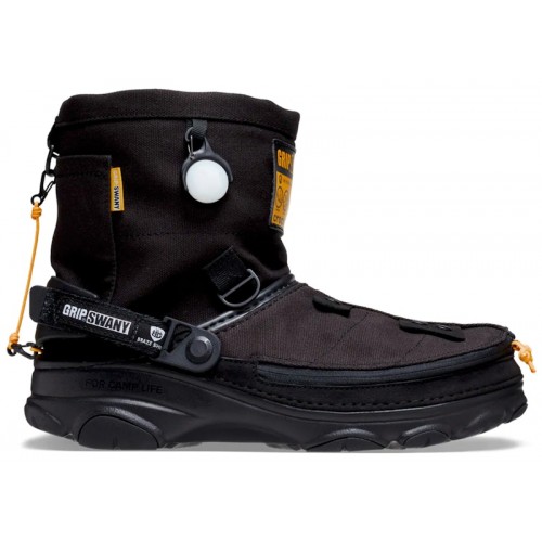 Crocs Classic All-Terrain Clog GRIP SWANY atmos Black - мужская сетка размеров