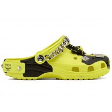 Crocs Classic Clog MCM Camoflauge Print Neon Yellow