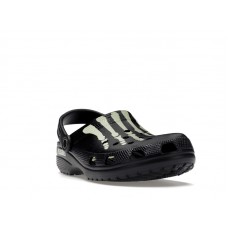 Crocs Classic Clog Pleasures Skeleton Black Glow