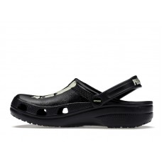 Crocs Classic Clog Pleasures Skeleton Black Glow