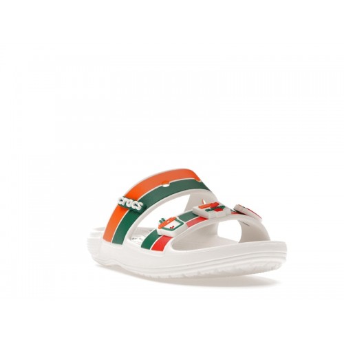 Crocs Classic Sandal 7-Eleven White - мужская сетка размеров