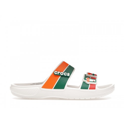 Crocs Classic Sandal 7-Eleven White - мужская сетка размеров