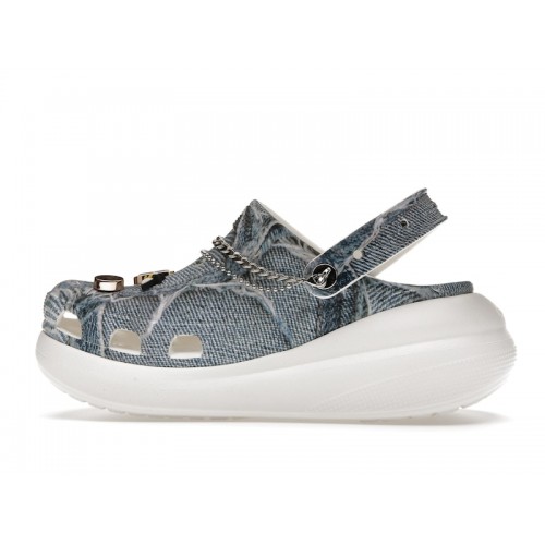 Crocs Mega Crush Clog SZA Denim - мужская сетка размеров