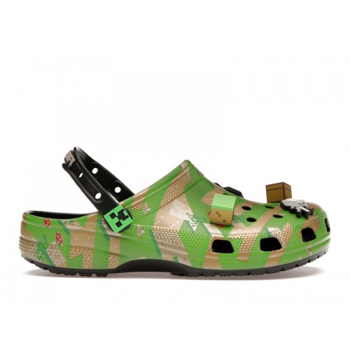 Crocs Elevated Clog Minecraft Grass Block - мужская сетка размеров