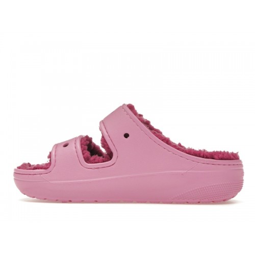 Crocs Classic Cozzzy Sandal Saweetie Taffy Pink (W) - женская сетка размеров