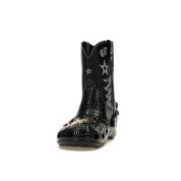 Crocs Classic Cowboy Boot Black