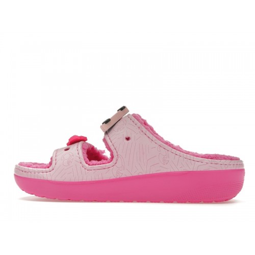 Crocs Classic Cozzzy Sandal Barbie Electric Pink - мужская сетка размеров