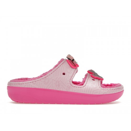 Crocs Classic Cozzzy Sandal Barbie Electric Pink - мужская сетка размеров