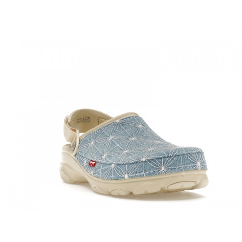 Crocs Classic All-Terrain Clog Levis Sashiko Light Wash - мужская сетка размеров