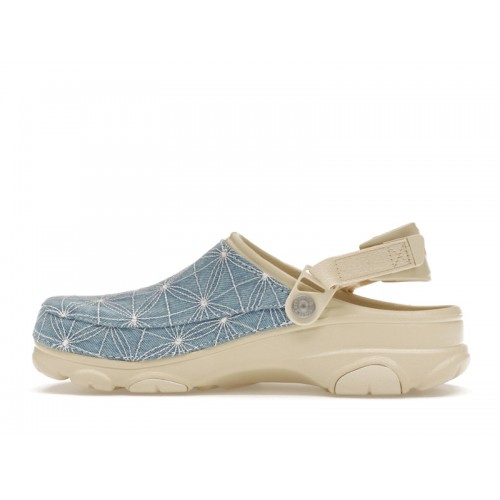 Crocs Classic All-Terrain Clog Levis Sashiko Light Wash - мужская сетка размеров