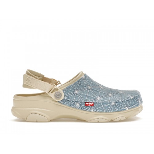 Crocs Classic All-Terrain Clog Levis Sashiko Light Wash - мужская сетка размеров