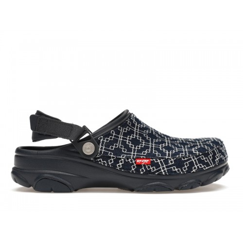 Crocs Classic All-Terrain Clog Levis Sashiko Dark Wash - мужская сетка размеров