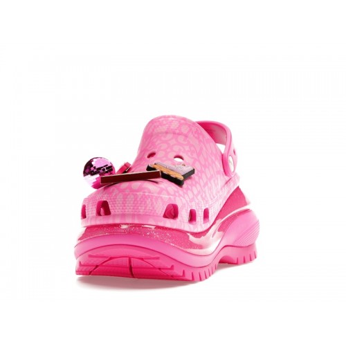 Crocs Classic Mega Crush Clog Barbie The Movie Electric Pink - мужская сетка размеров