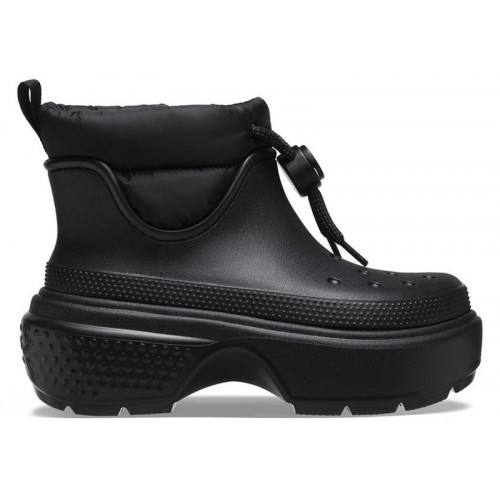 Crocs Stomp Puff Boot Black - мужская сетка размеров