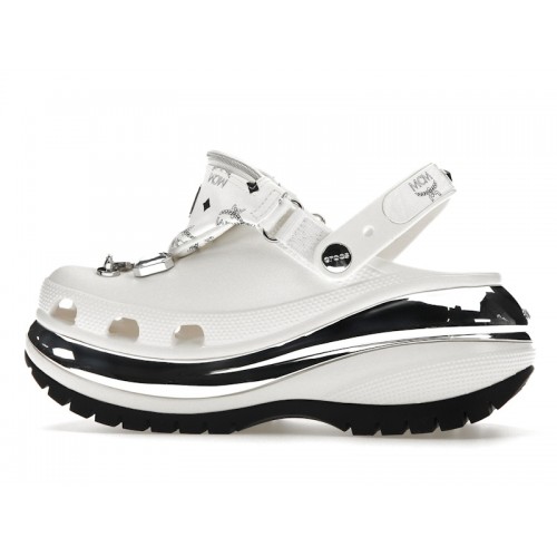 Crocs Classic Mega Crush Clog MCM Belt Bag White - мужская сетка размеров