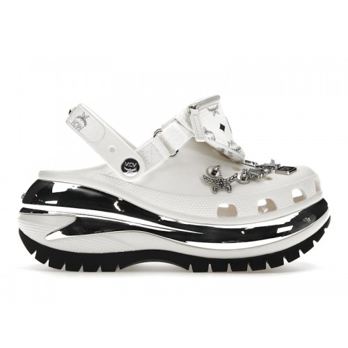 Crocs Classic Mega Crush Clog MCM Belt Bag White - мужская сетка размеров