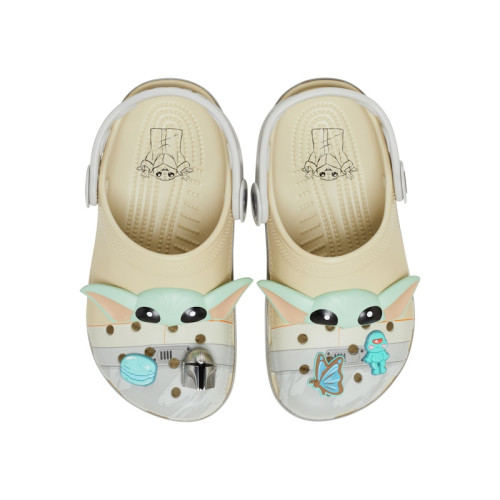 Crocs Star Wars x Classic Clog Kids Grogu - детская сетка размеров Crocs Star Wars x Classic Clog Kids Grogu - детская сетка размеров