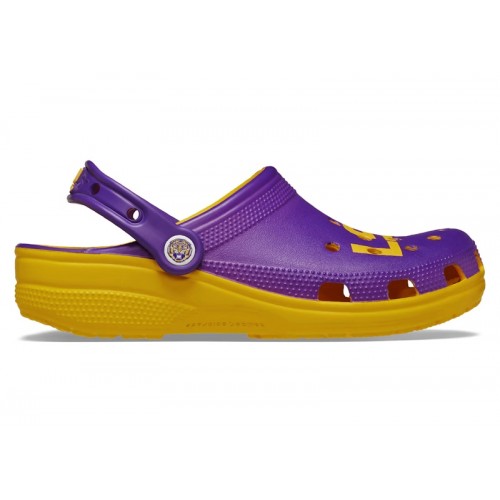 Crocs Classic Clog LSU Tigers - мужская сетка размеров