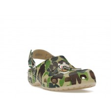 Crocs Classic Clog A Bathing Ape ABC Camo Green