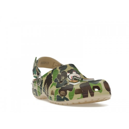 Crocs Classic Clog A Bathing Ape ABC Camo Green - мужская сетка размеров