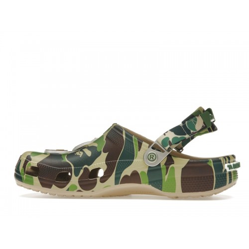 Crocs Classic Clog A Bathing Ape ABC Camo Green - мужская сетка размеров