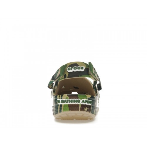 Crocs Classic Clog A Bathing Ape ABC Camo Green - мужская сетка размеров