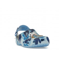 Crocs Classic Clog A Bathing Ape ABC Camo Blue