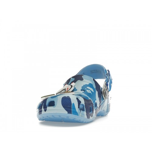Crocs Classic Clog A Bathing Ape ABC Camo Blue - мужская сетка размеров