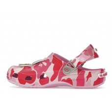 Crocs Classic Clog A Bathing Ape ABC Camo Pink