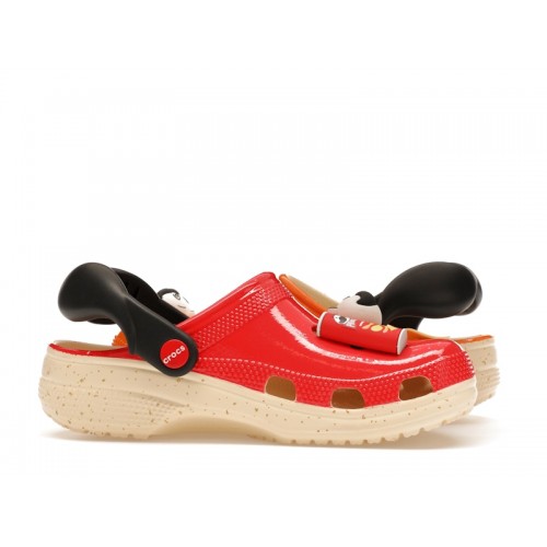 Crocs Classic Clog Pringles Red Orange - мужская сетка размеров