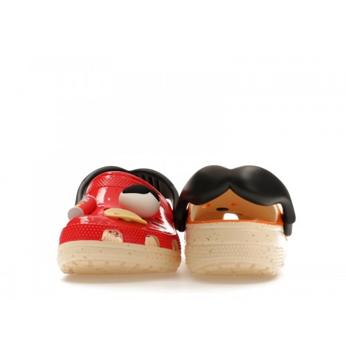 Crocs Classic Clog Pringles Red Orange - мужская сетка размеров