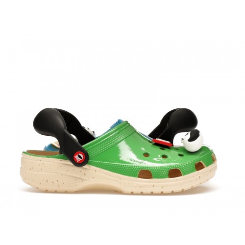 Crocs Classic Clog Pringles Blue Green - мужская сетка размеров