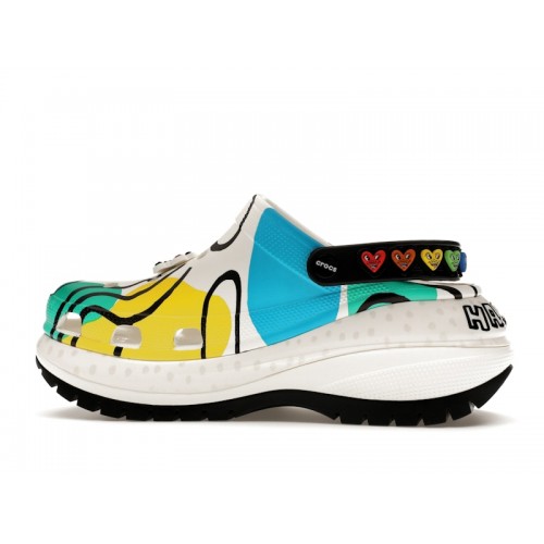 Crocs Classic Mega Crush Clog Keith Haring - мужская сетка размеров